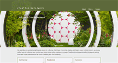 Desktop Screenshot of creativemetalwork.com